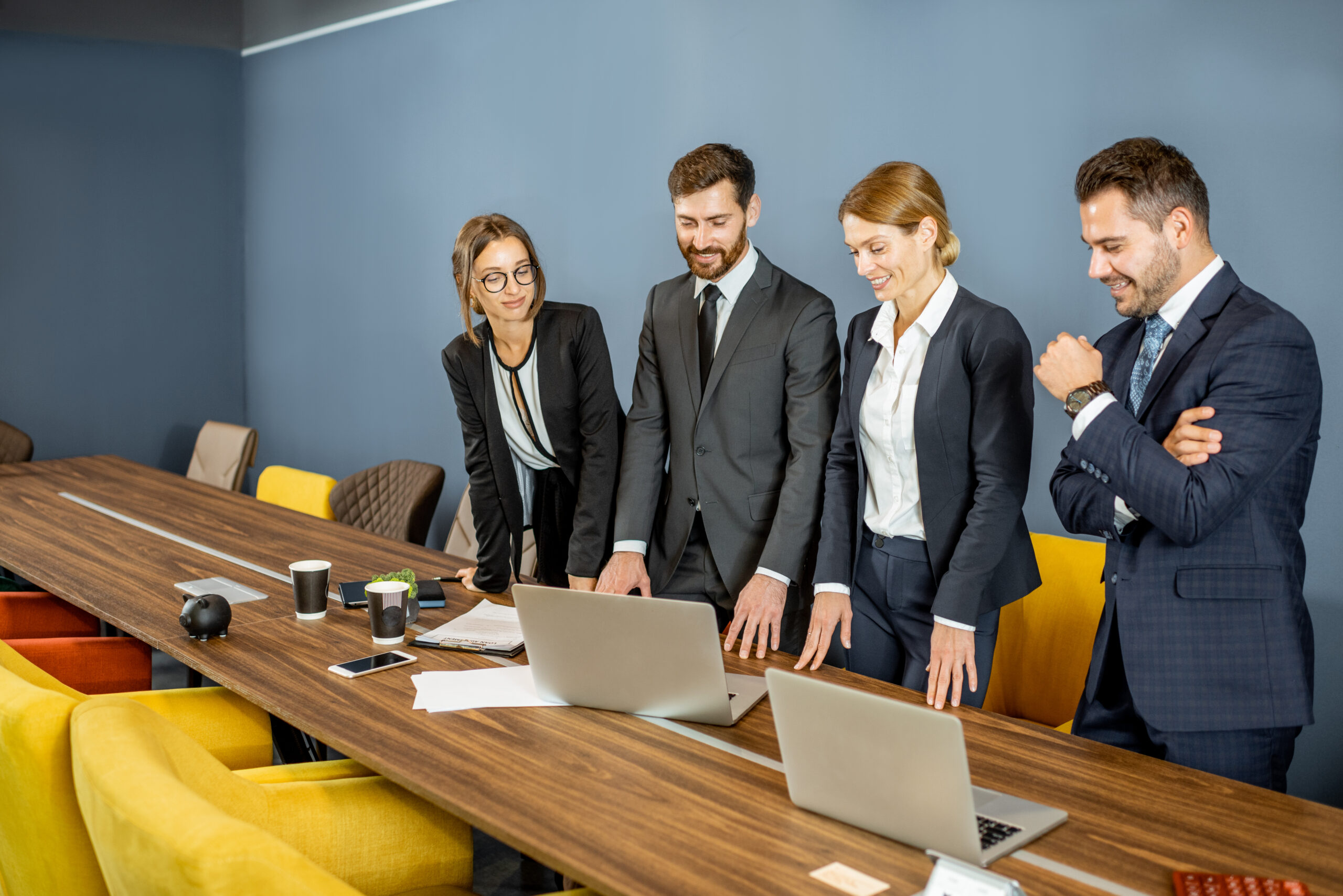 Business people at the meeting room